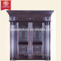 Factory Custom Luxury Entrance Bronze Door, Double Swing Copper Door